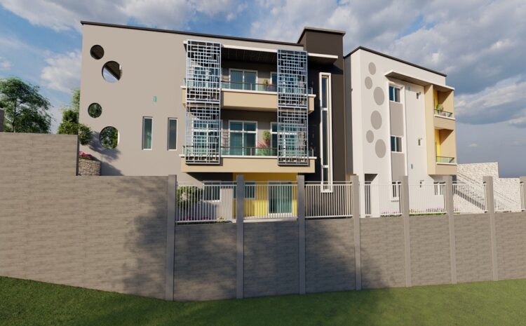  Construction d&rsquo;un immeuble R+1 avec Rez de jardin