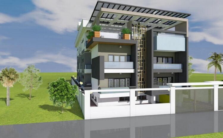  Construction of a R+3 building with basement