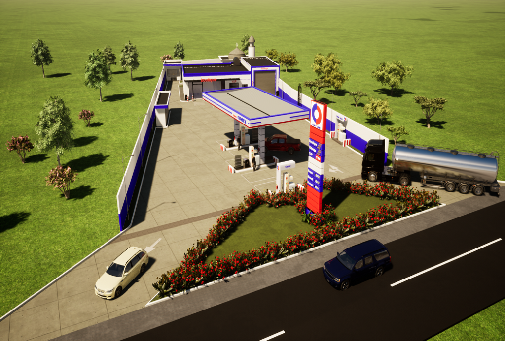 Construction d'une station service confex-oil à Garoua