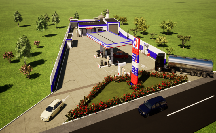  Construction of CONFEX-OIL service station in Garoua